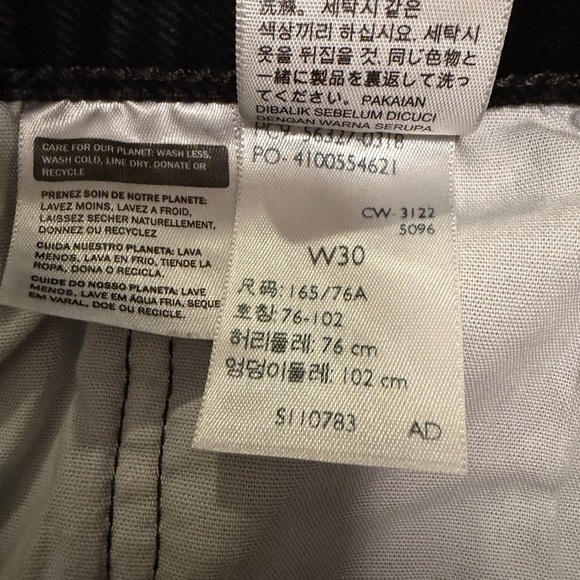 Levi’s Premium 501 High Rise Shorts Distressed Black - Women’s 30 - Picture 7 of 9